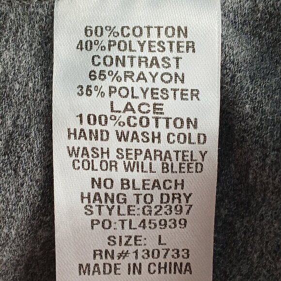 UMGEE TSHIRT KNIT DRESS WITH BALLON SLEEVE COLOR BLOCKING SIZE LARGE - Picture 4 of 7